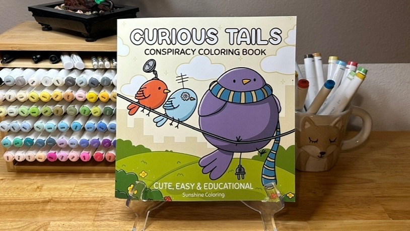 Curious Tails: Conspiracy Coloring Book
